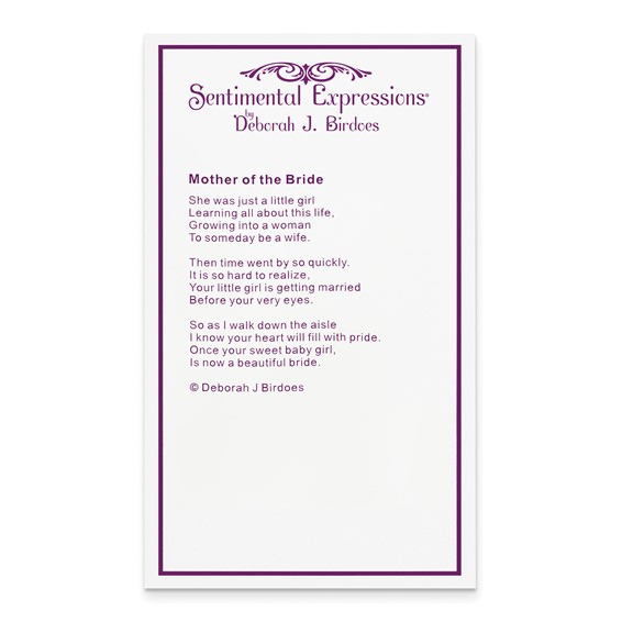 Sterling Silver CZ Antiqued Mother Of The Bride 18in. Necklace