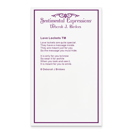 Sentimental Expressions Sterling Silver Rhodium-plated CZ Antiqued Do Not Let Anyone Dull 18in. Necklace