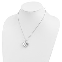 Sentimental Expressions Sterling Silver Without You Hear Ash Holder Necklace, 18" view 5