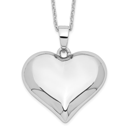 Sentimental Expressions Sterling Silver Without You Hear Ash Holder Necklace, 18"