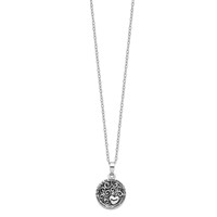 Sentimental Expressions Sterling Silver Antiqued in My Heart Ash Holder Necklace, 18" view 2