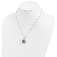 Sentimental Expressions Sterling Silver Antiqued in My Heart Ash Holder Necklace, 18" view 4