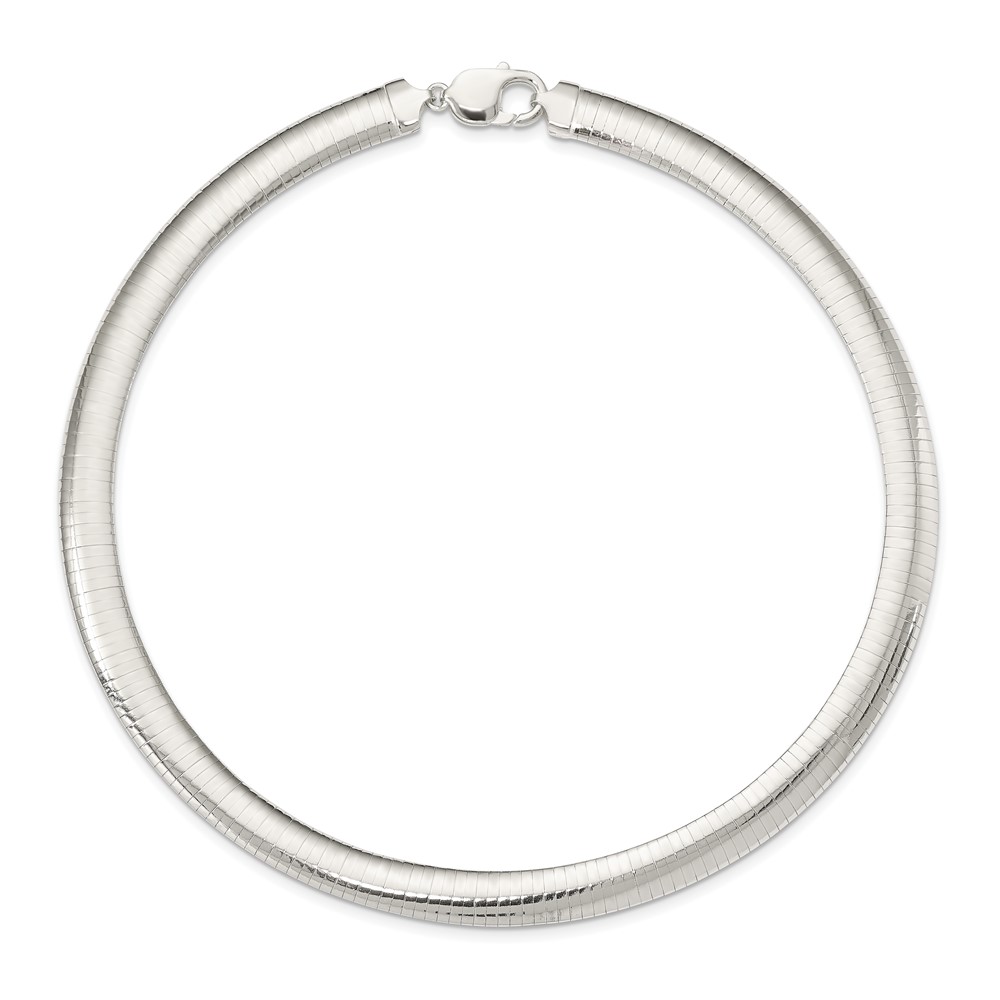 Sterling Silver 10mm Cubetto Necklace (QU10-16)