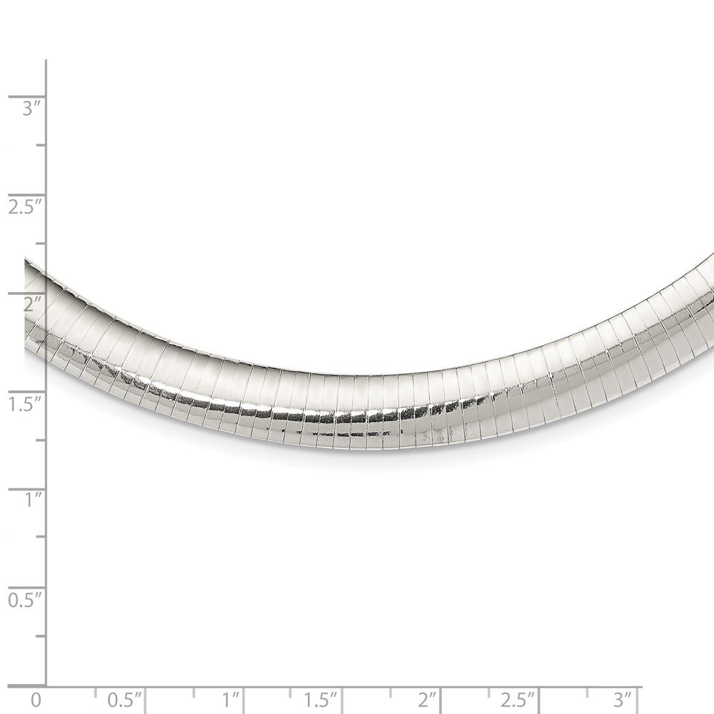 Sterling Silver 10mm Cubetto Necklace (QU10-16)