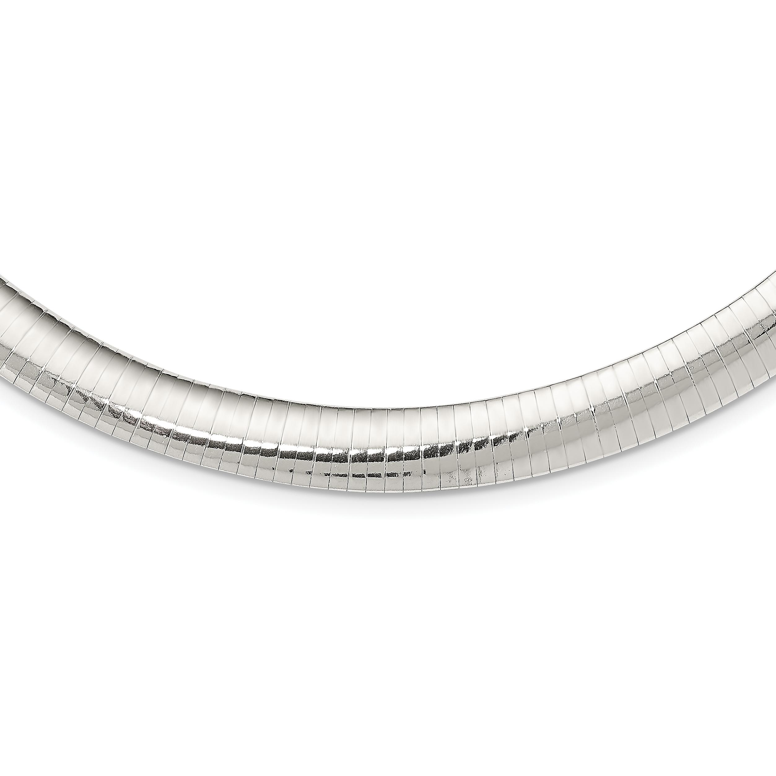 Sterling Silver 10mm Cubetto Necklace (QU10-16)