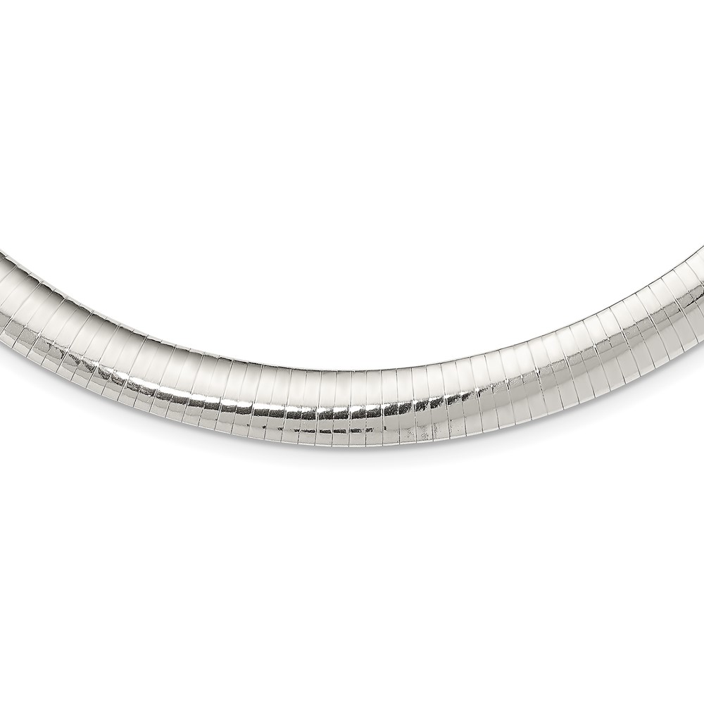 Sterling Silver 10mm Cubetto Necklace (QU10-16)