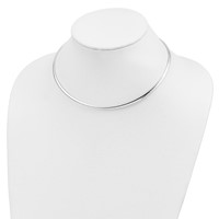 Sterling Silver Polished 3mm Cubetto Necklace, 16" view 2