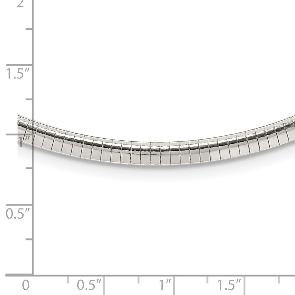 Sterling Silver 4mm Cubetto Necklace (QU4-16)