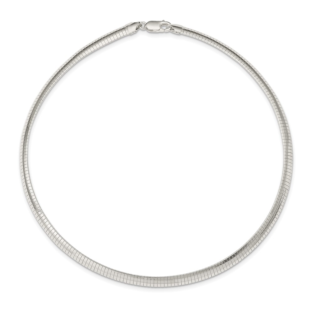 Sterling Silver 6mm Cubetto Necklace (QU6-16)