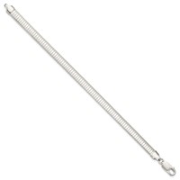 Sterling Silver Polished 6mm Cubetto Bracelet, 8" view 2
