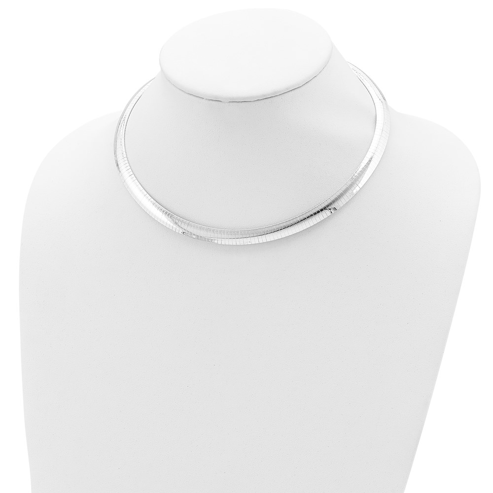 Sterling Silver 8mm Cubetto Necklace (QU8-16)
