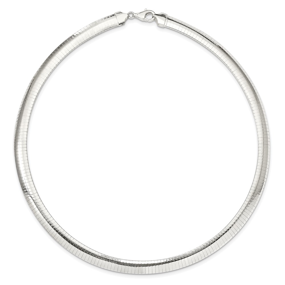 Sterling Silver 8mm Cubetto Necklace (QU8-16)