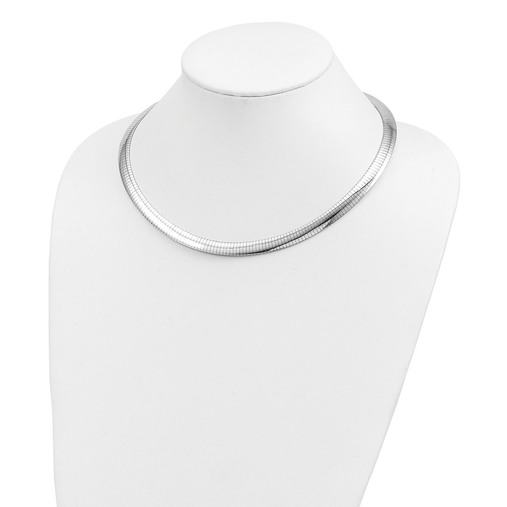 Sterling Silver 8mm Cubetto Necklace (QU8-18)