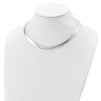 Sterling Silver Reversible Polished Diamond-cut 8mm Cubetto 17 Inch Necklace view 4