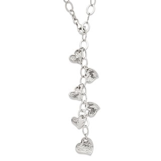 Sterling Silver Fancy Heart Necklace
