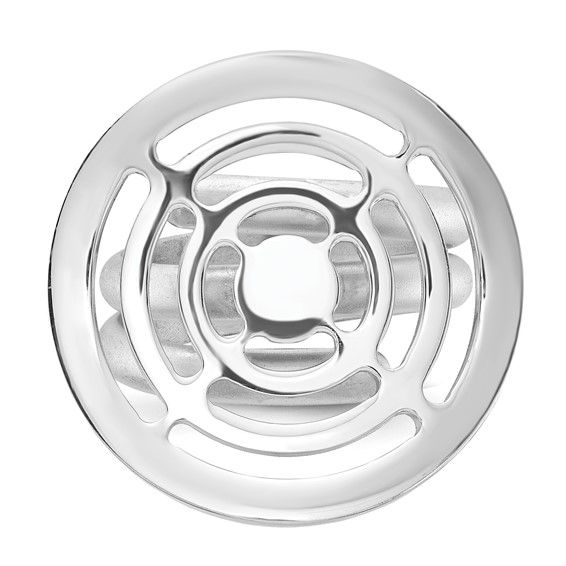 Sterling Silver Fancy Circle Design Ring