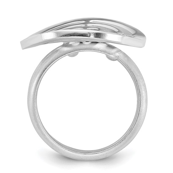 Sterling Silver Fancy Oval Ring