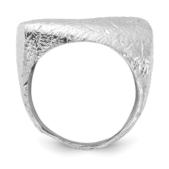 Sterling Silver Fancy Textured Ring