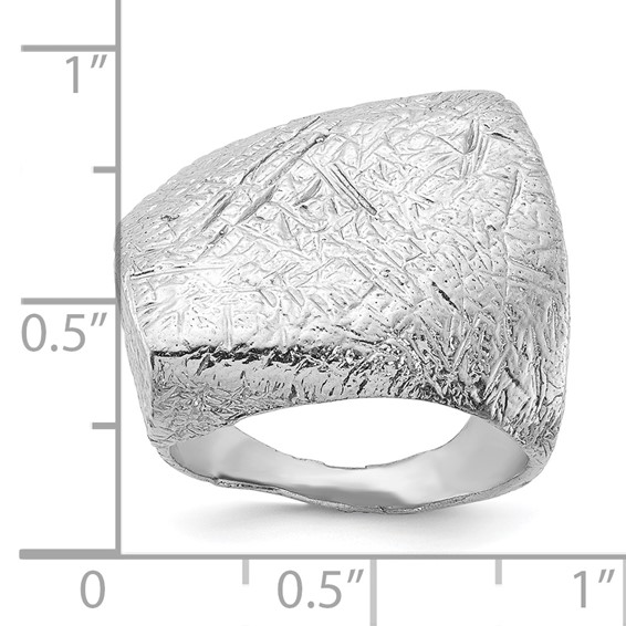 Sterling Silver Fancy Textured Ring