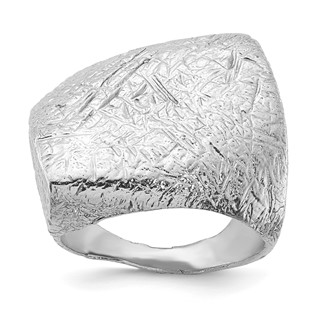 Sterling Silver Fancy Textured Ring