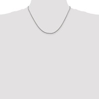 Sterling Silver 1.75mm Diamond-cut Round Box Chain view 4