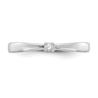 White Ice Sterling Silver Rhodium-plated Diamond Ring view 5