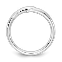 White Ice Sterling Silver Rhodium-plated Diamond Ring view 2