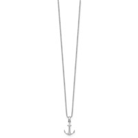 White Ice Sterling Silver Rhodium-plated Diamond Necklace with 2 Inch Extender, 18" view 2