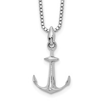 White Ice Sterling Silver Rhodium-plated Diamond Necklace with 2 Inch Extender, 18" view 1