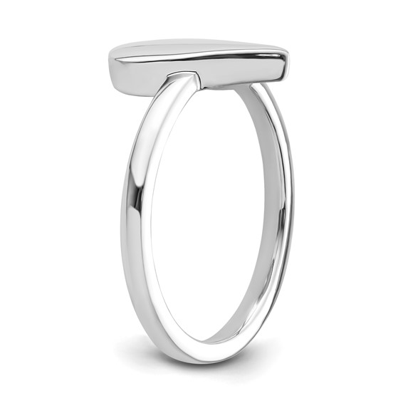 White Ice Sterling Silver Rhodium-plated Diamond Heart Ring