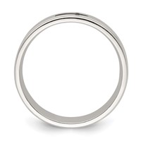 Sterling Silver 6mm Enamel Cross Fancy Band view 2