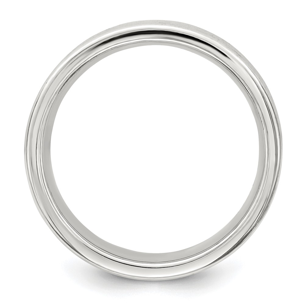 Sterling Silver 7mm Polished 5-Row Fancy Band Size 10.5 (QWB130-10.5)