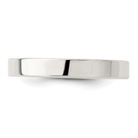Sterling Silver 3mm Lightweight Flat Band - Size 4 view 4