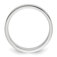 Sterling Silver 4mm Lightweight Flat Band - Size 4 view 2