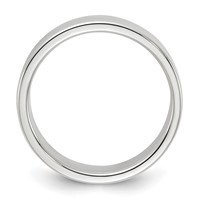 Sterling Silver 5mm Lightweight Flat Band - Size 4 view 2
