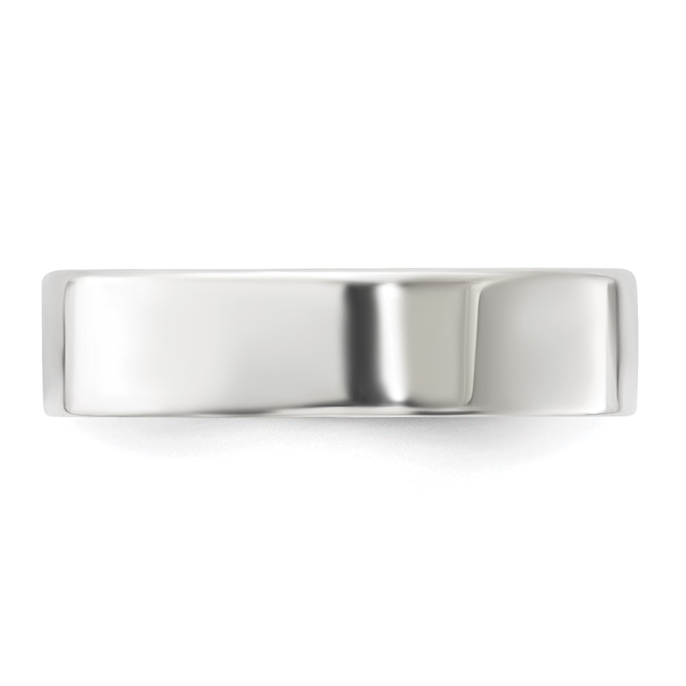 Sterling Silver 5mm Lightweight Flat Size 7 Band (QWFB050-7)