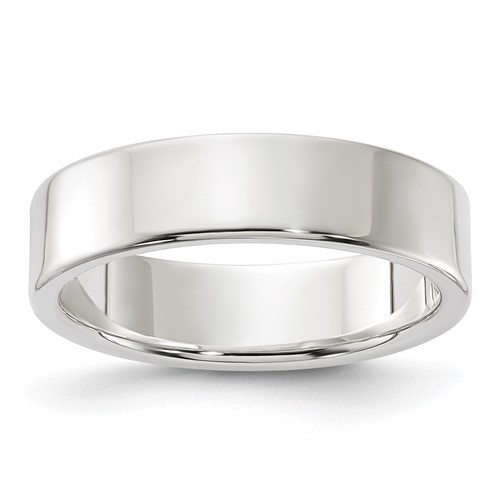 Sterling Silver 5mm Lightweight Flat Band, Size 4