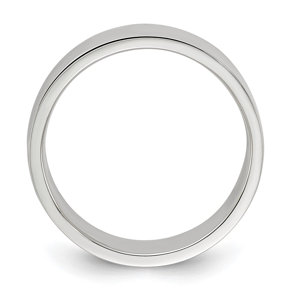 Sterling Silver 6mm Lightweight Flat Size 9 Band (QWFB060-9)