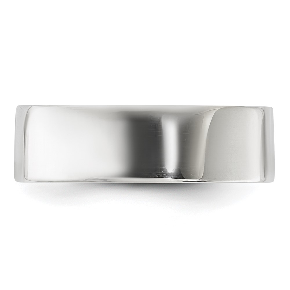Sterling Silver 6mm Lightweight Flat Size 9 Band (QWFB060-9)