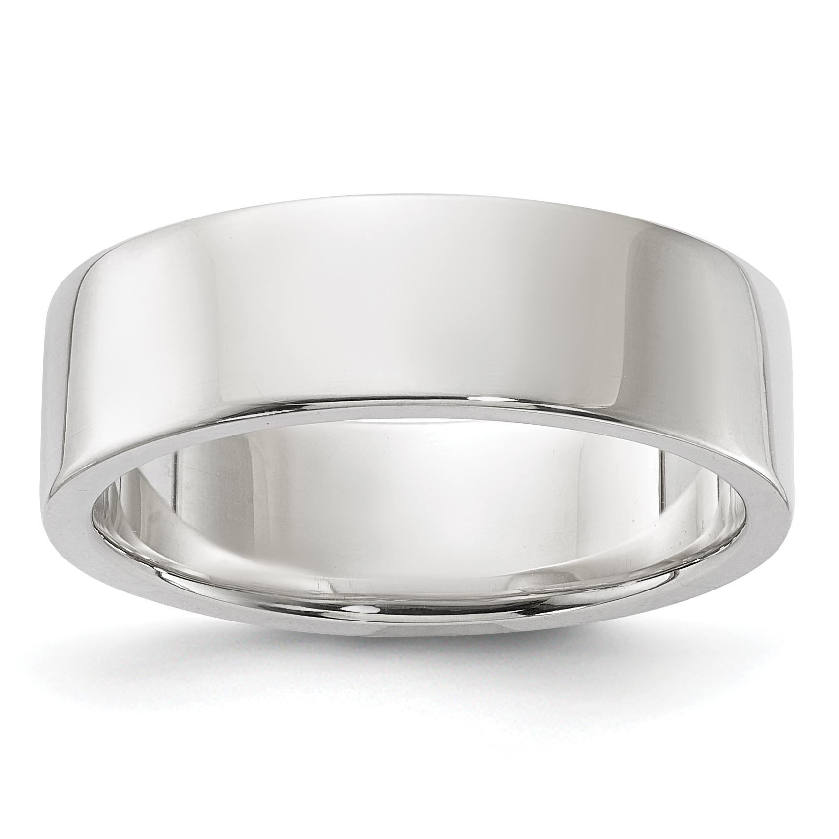 Sterling Silver 6mm Lightweight Flat Size 13 Band (QWFB060-13)