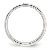 Sterling Silver 7mm Lightweight Flat Band view 2