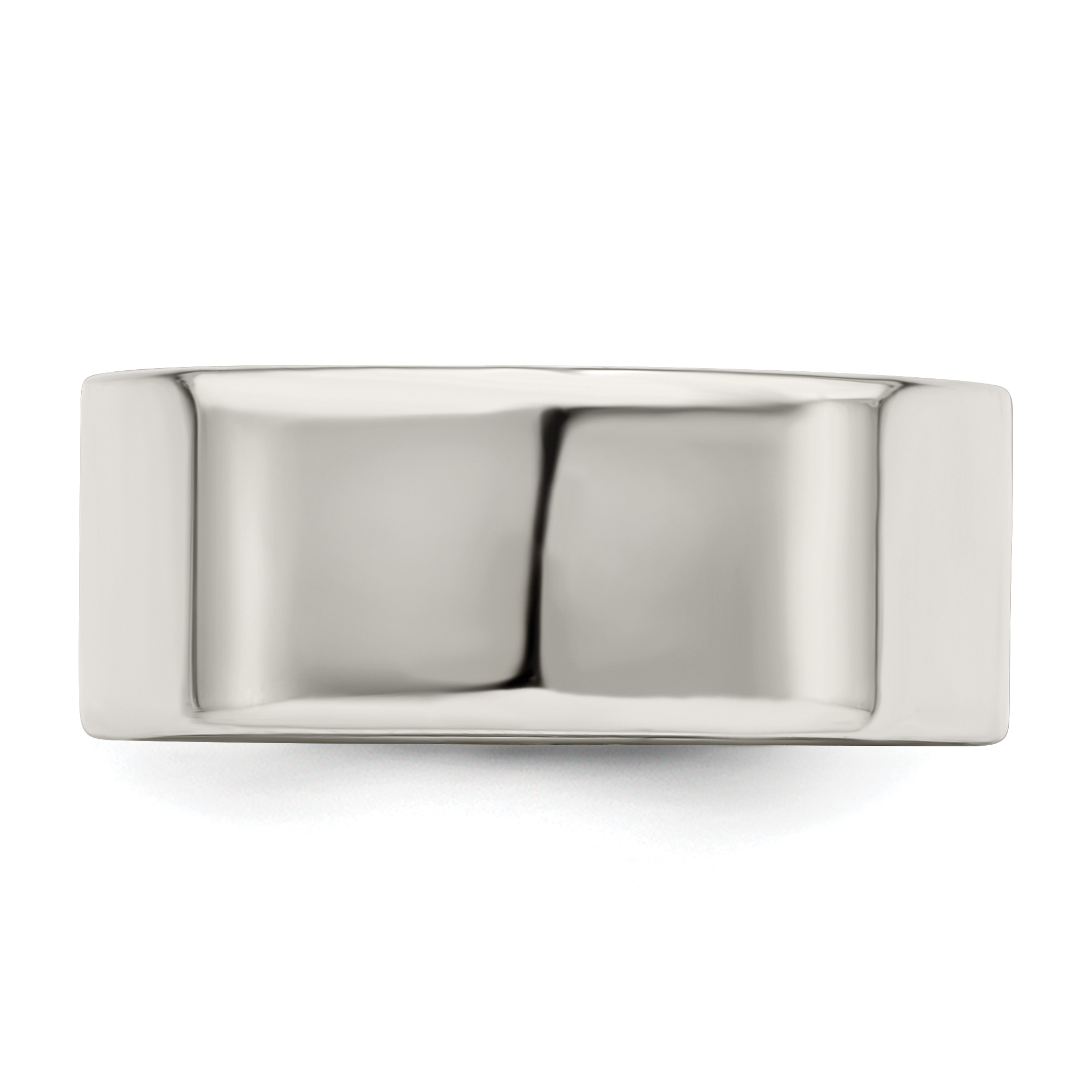 Silver 8mm Lightweight Flat Size 8 Band QWFB080 - Bild 4 von 6