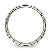 Sterling Silver 10mm Lightweight Flat Band view 2