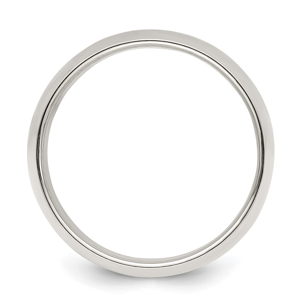 Sterling Silver 9mm Half Round Size 8 Band (QWH090-8)