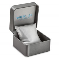 White Ice Sterling Silver Rhodium-plated Diamond Twist Bangle view 4