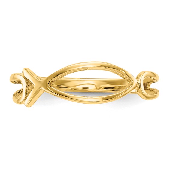 Gold Polished Religious Rings