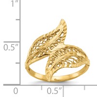 14K Filigree Ring view 3