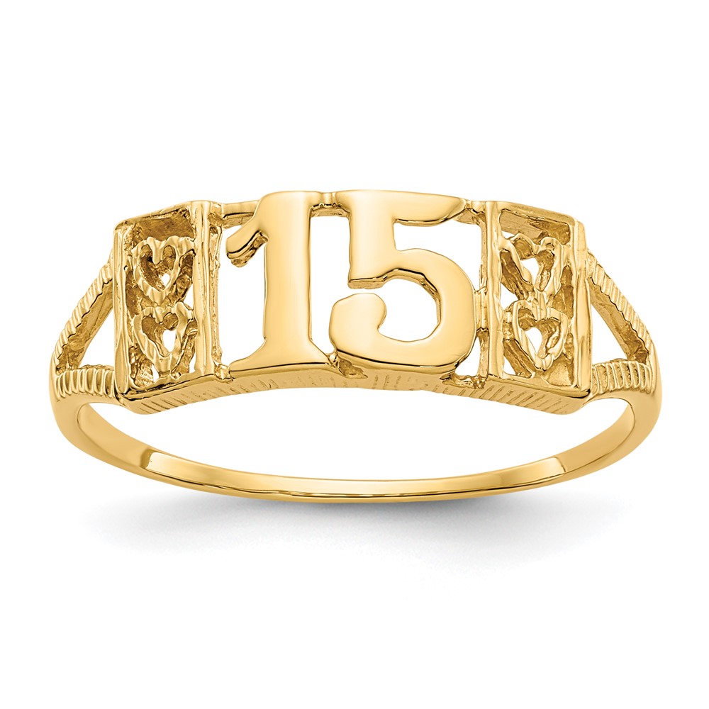 14K 15 RING (R179)
