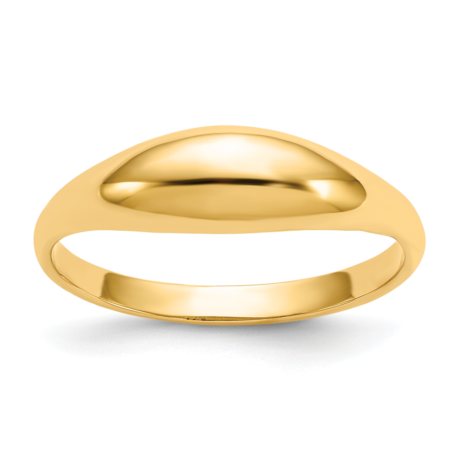 14k Childs Polished Dome Ring (R196)