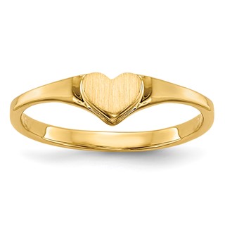 10ky Children's Heart Ring